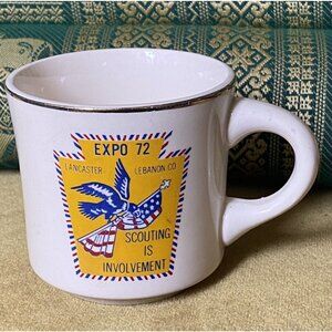 Boy Scouts Vintage Coffee Mug Expo 72 Lancaster Lebanon Scouting Is Involvement